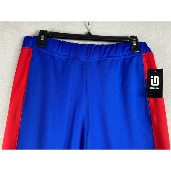 ID Ideology Men's Size Small Knit Joggers 2-Pocket Blue & Red NEW - Picture 3 of 9